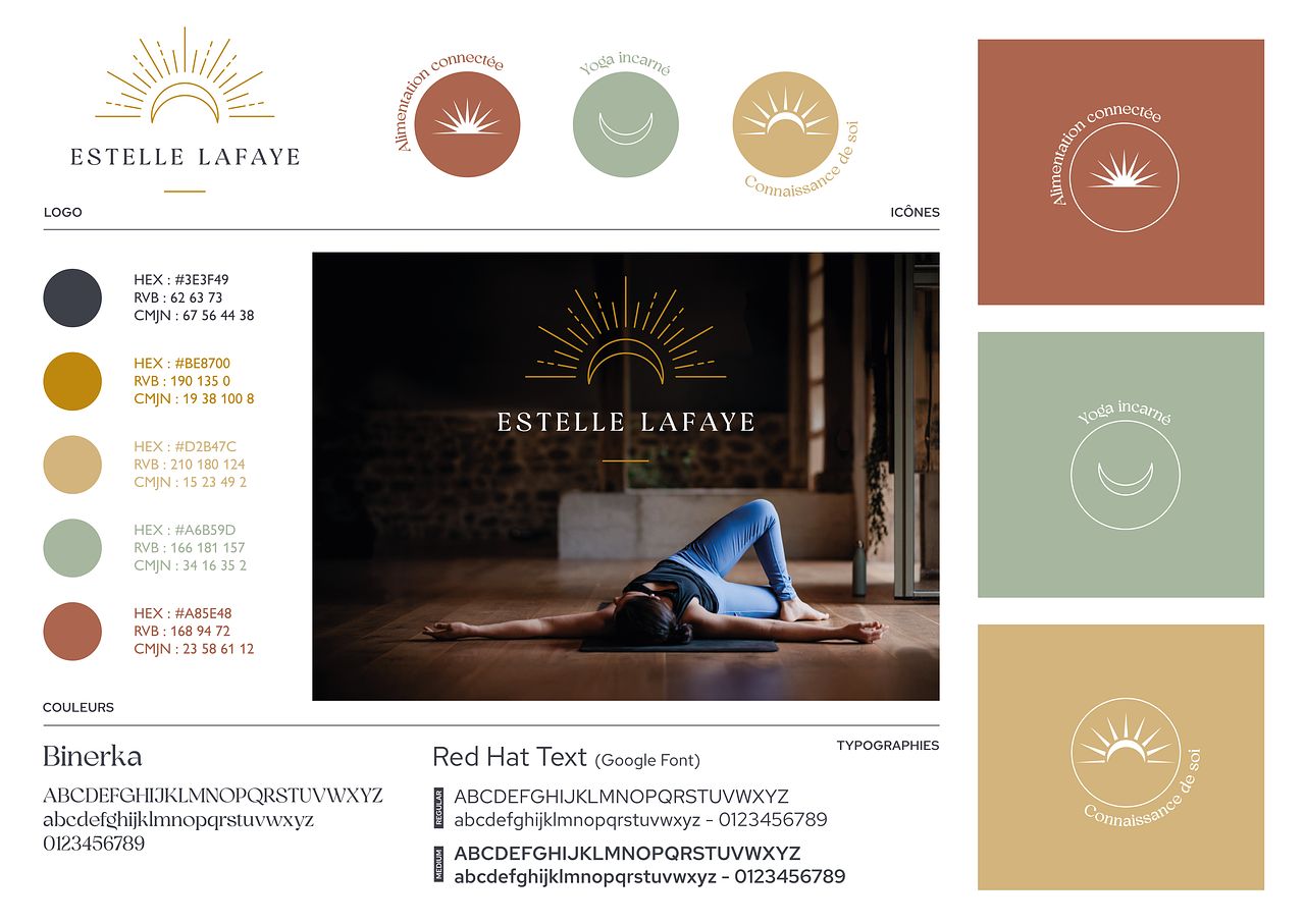 Identité Visuelle Estelle Lafaye