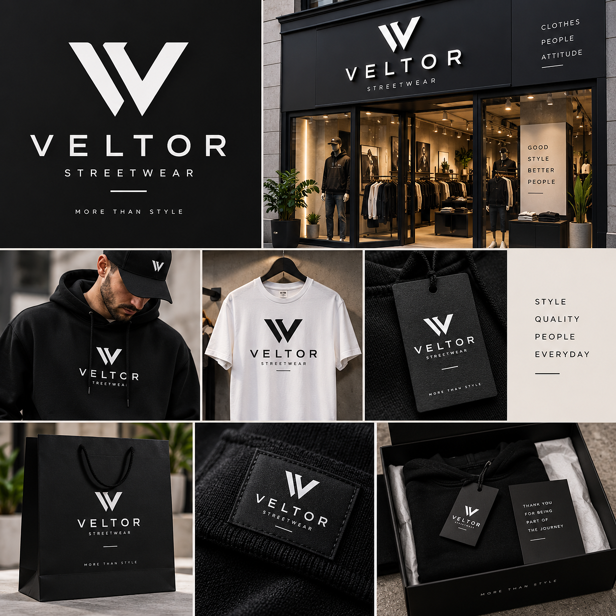 VELTOR – Identité visuelle marque Streetwear
