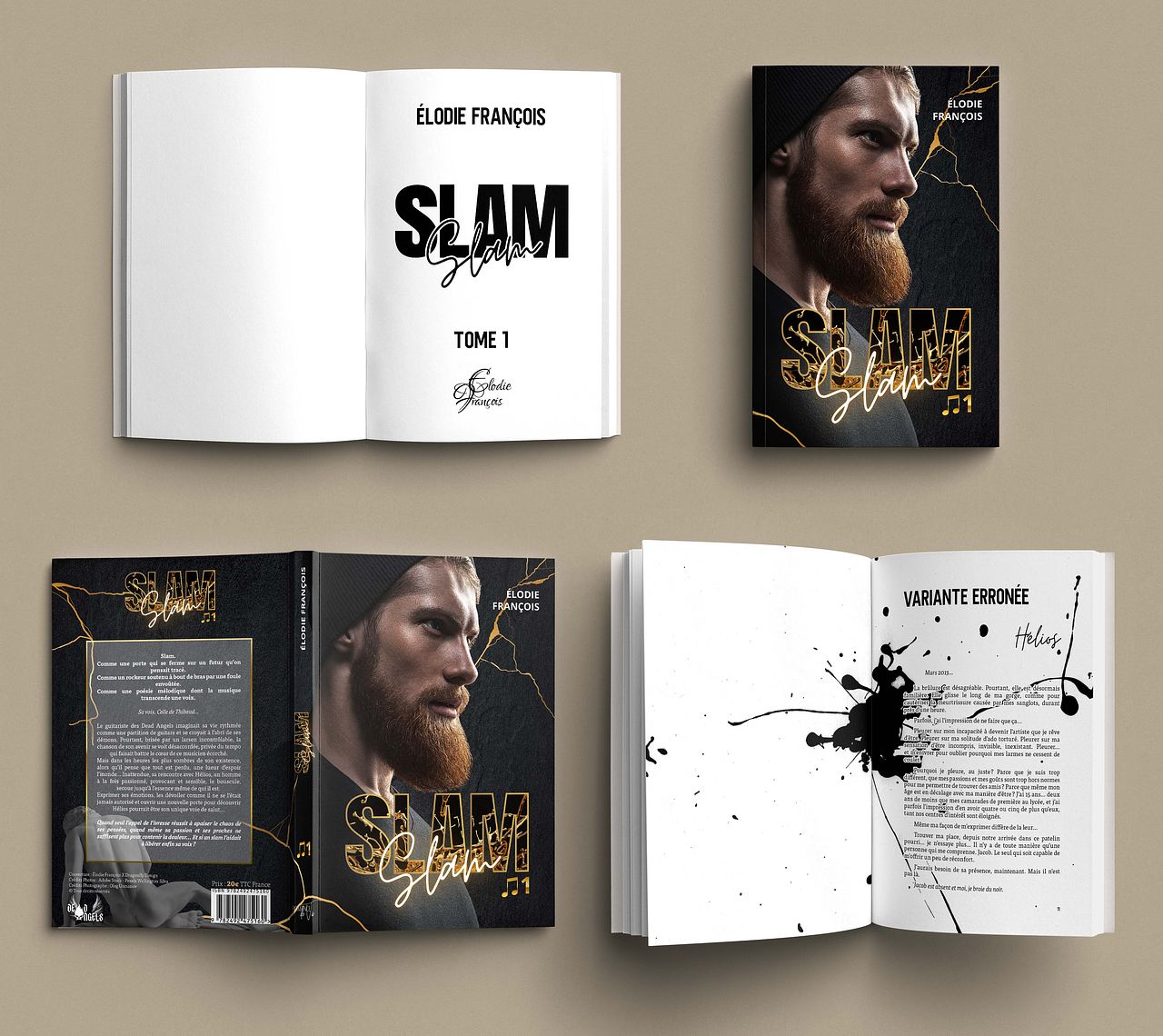 Couverture et Mise en page Roman
