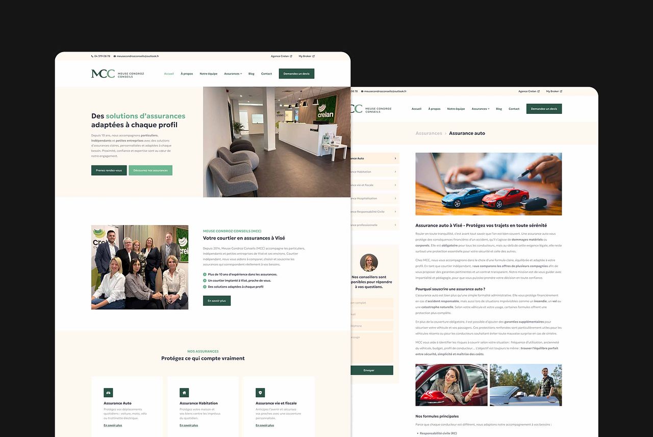 MCC - Site web