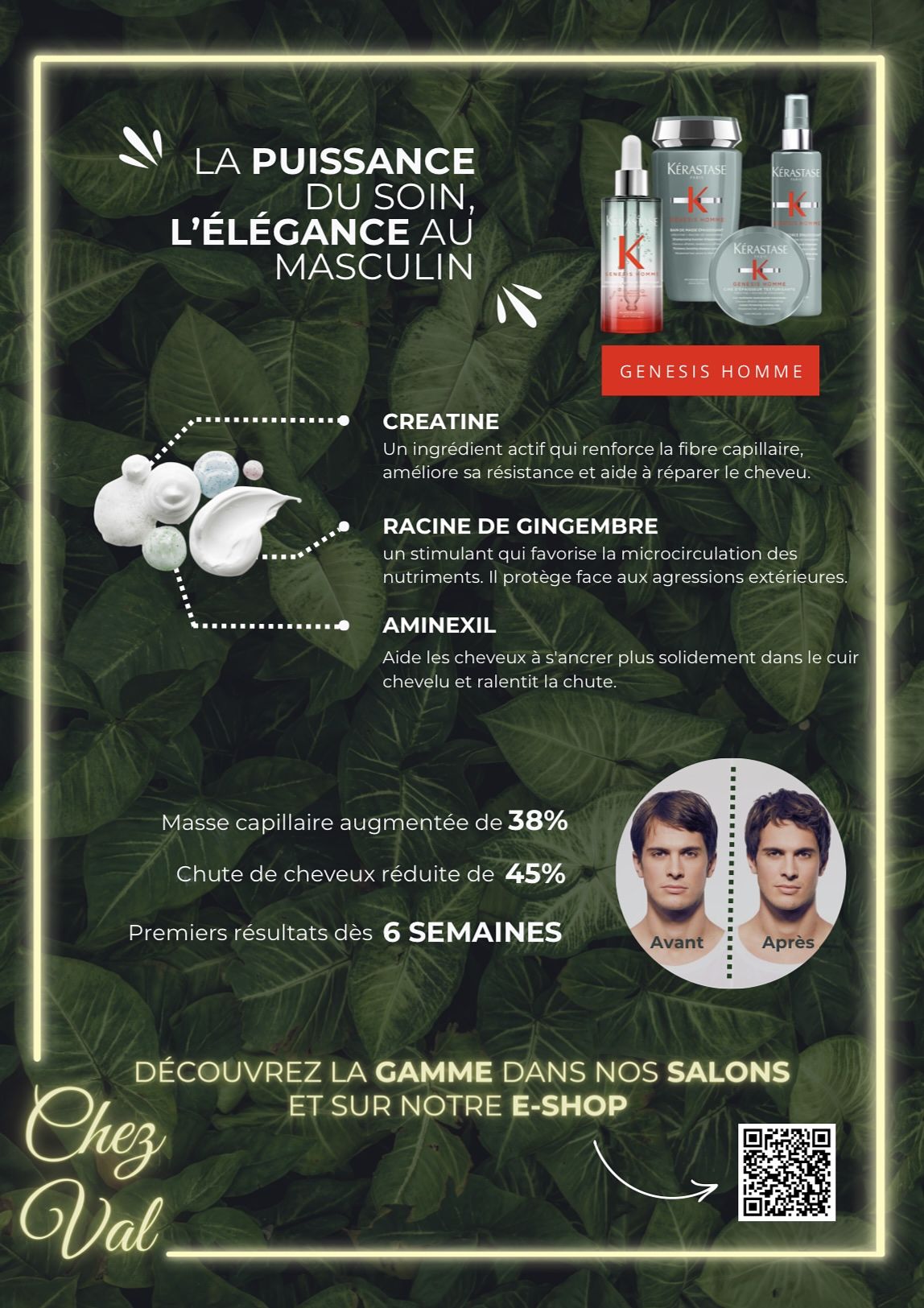 Affiche salon de coiffure