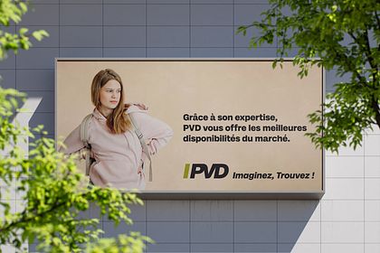 PVD - Logo, identité visuelle et site web.