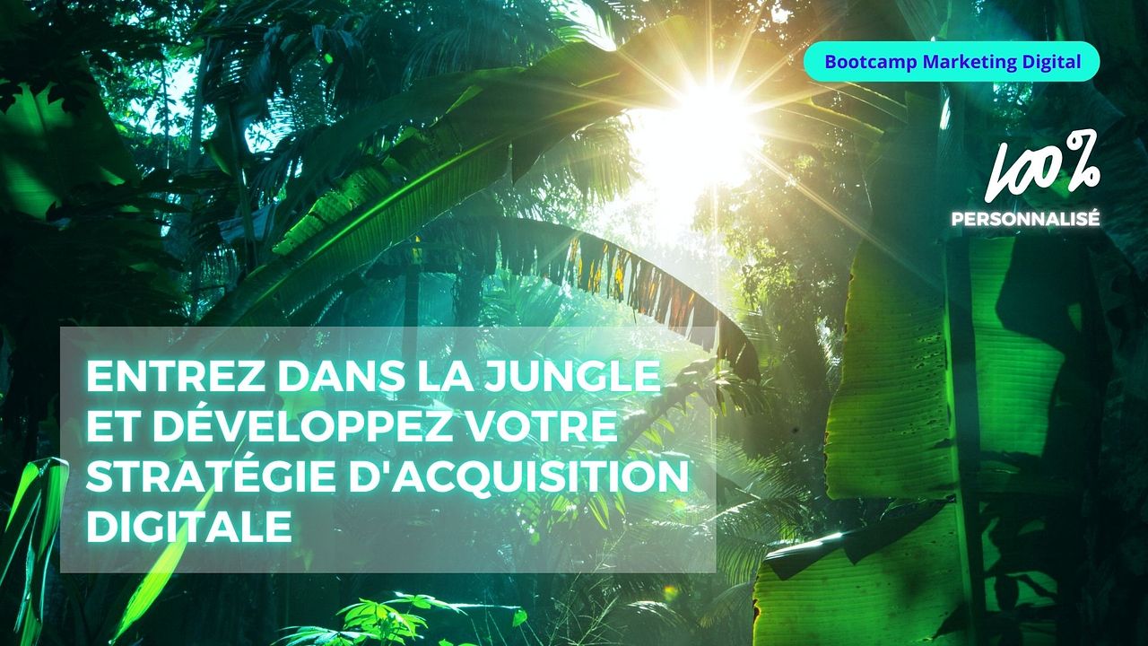 Visuel de promotion à un bootcamp