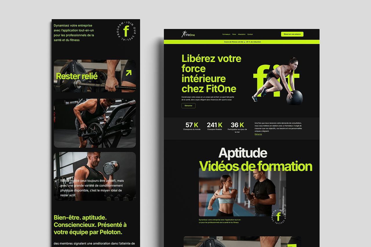 Site web Wordpress formation et programme Crossfit