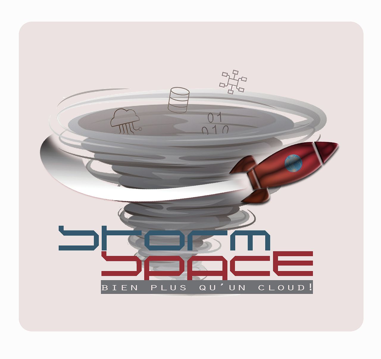 Logo fictif / Illustration "Storm Space"