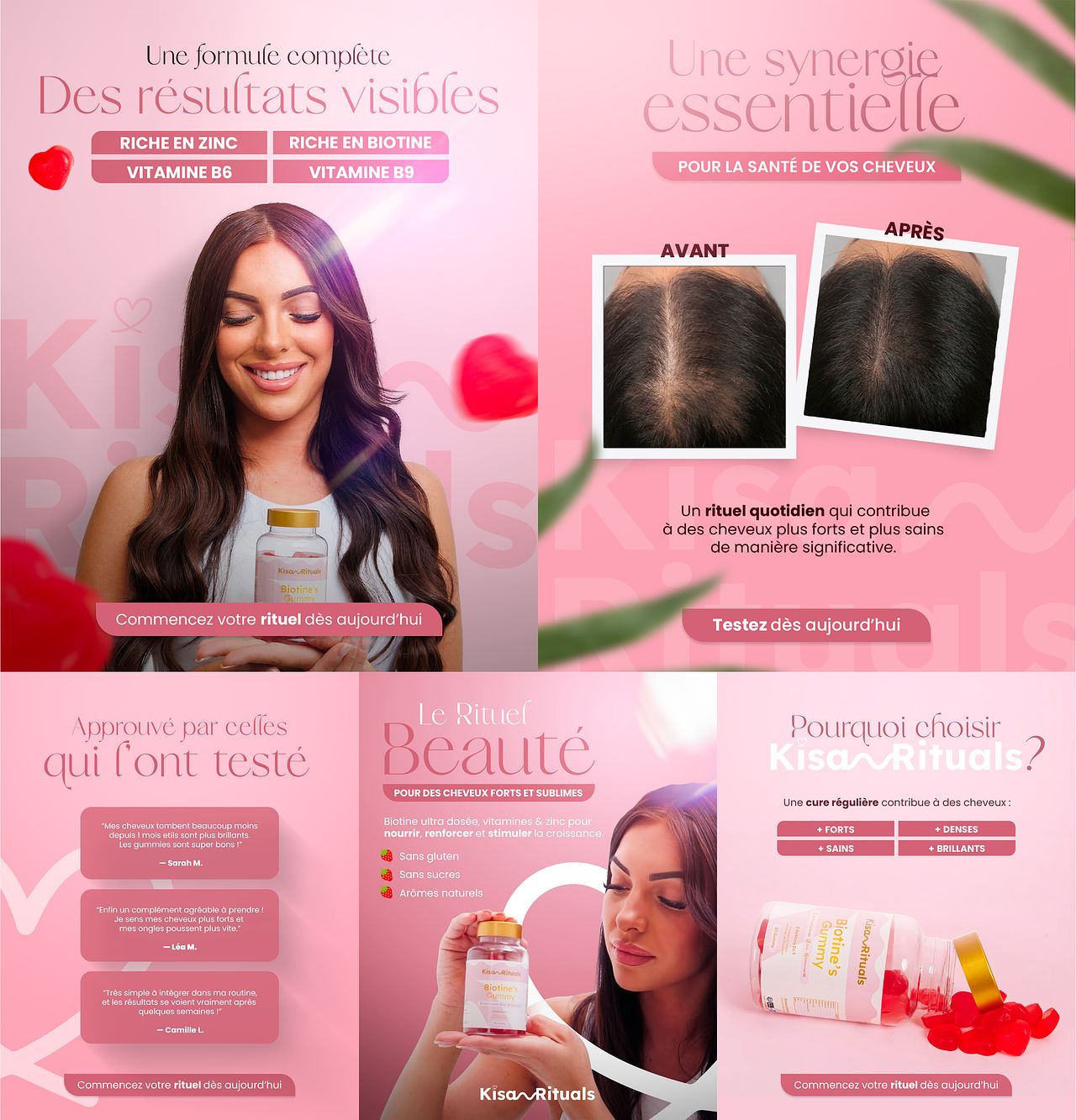 Kisa Rituals - Gummies Cheveux