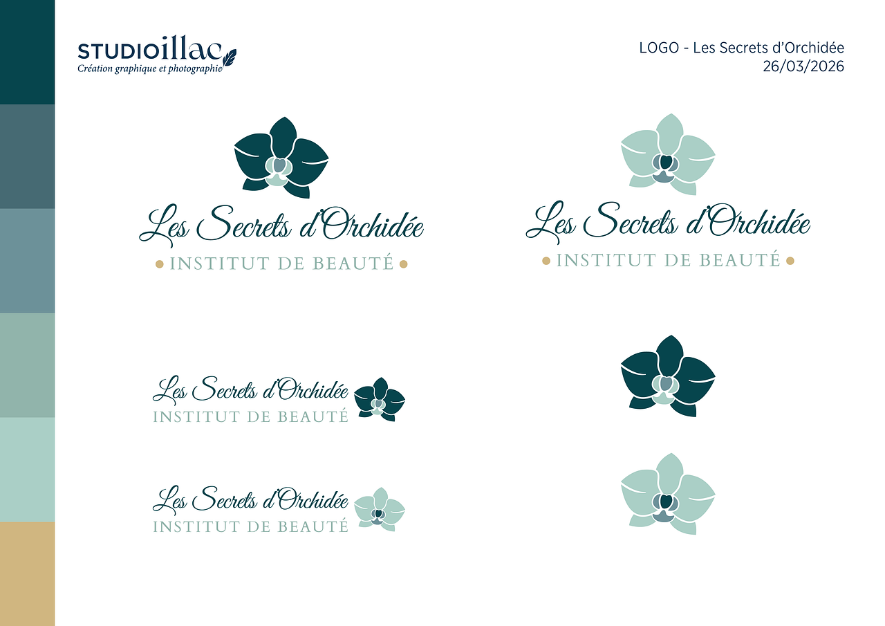 LOGO Les secrets d'Orchidée