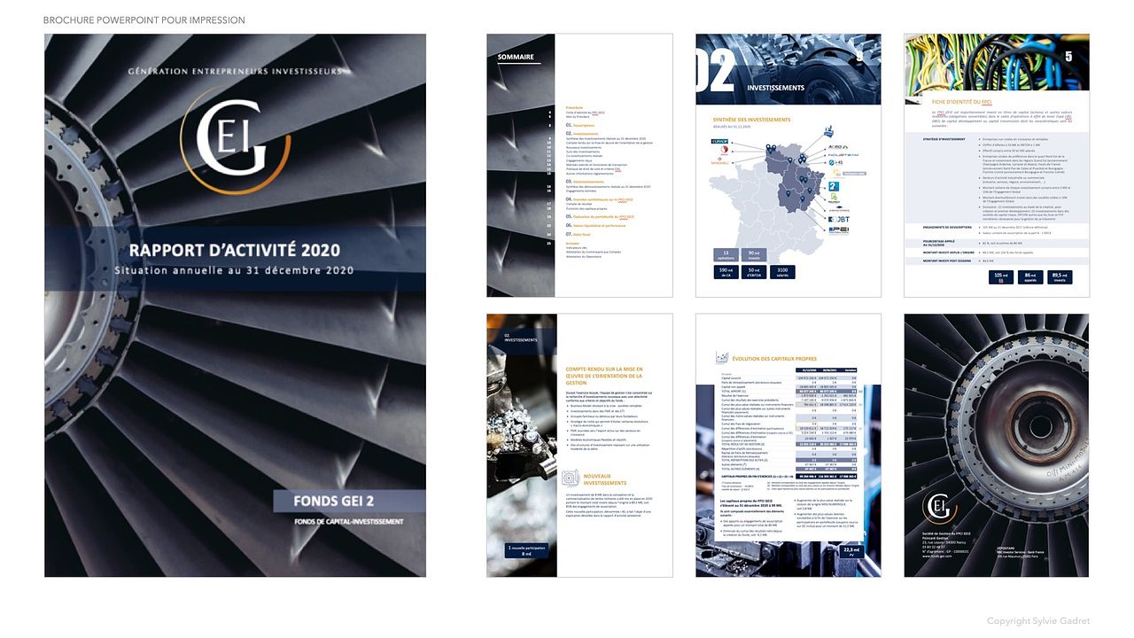 Brochure sous powerpoint