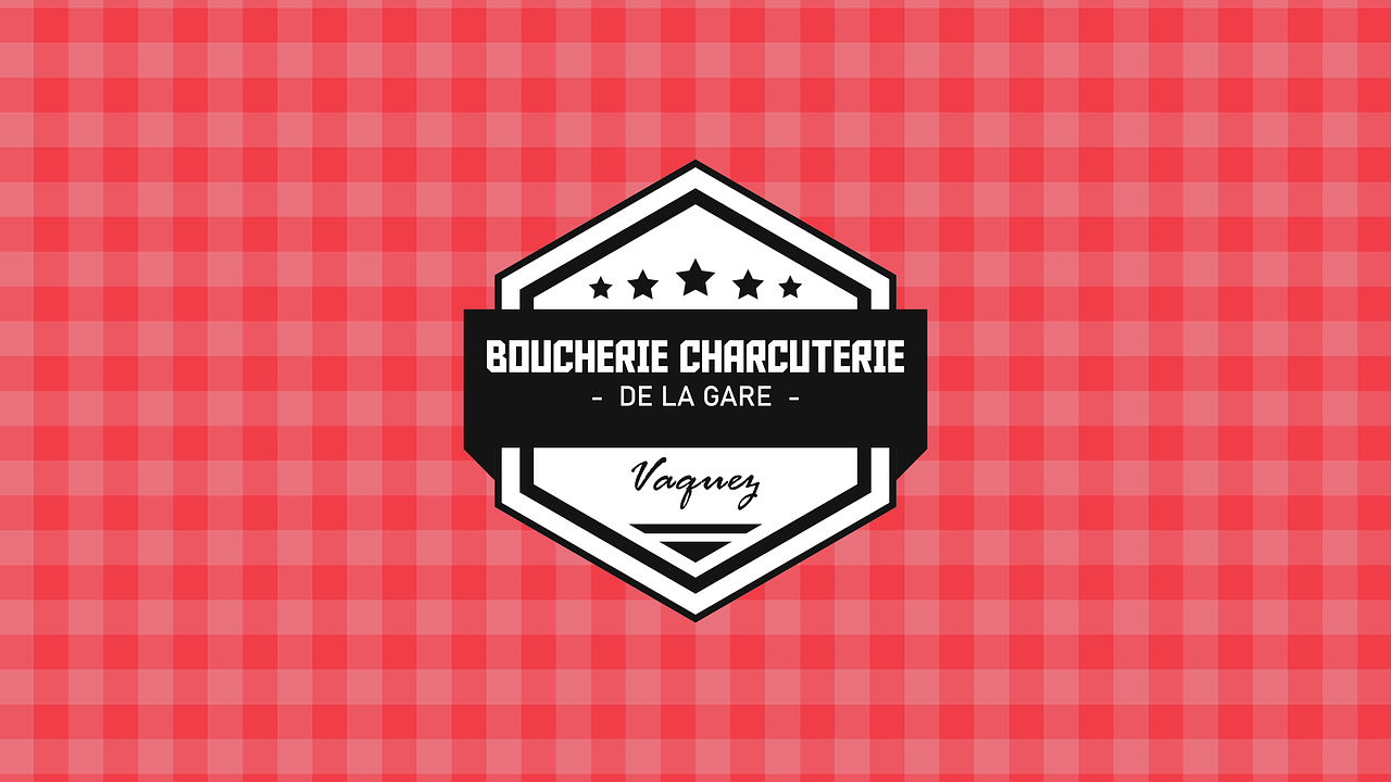 Logo artisanal boucherie Vazquez