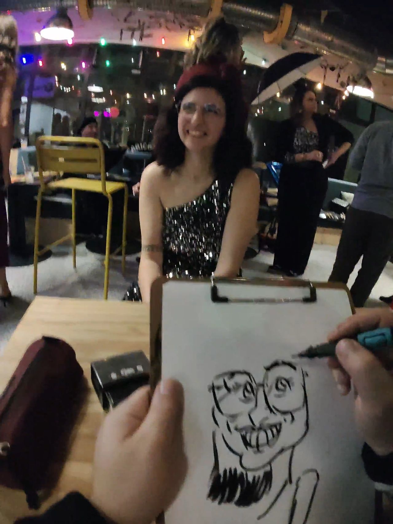 Prestation Caricaturiste du 12 décembre 2025