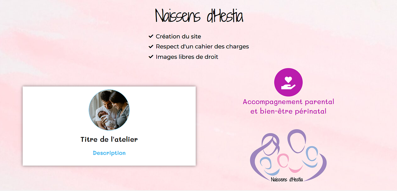 Site vitrine Naissens d'Hestia