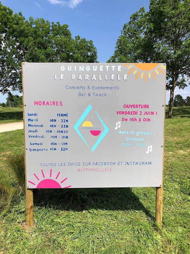 Panneau guinguette