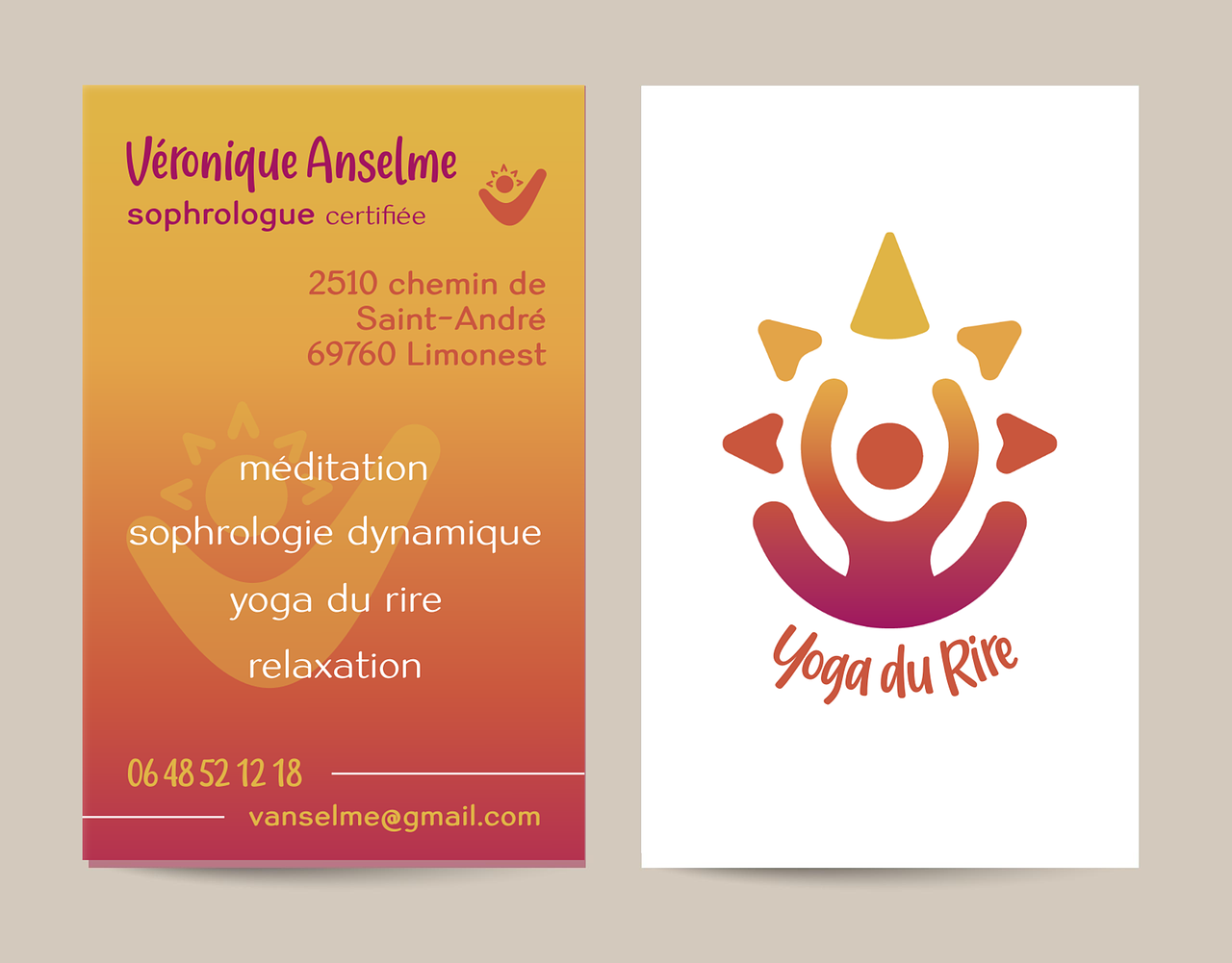Création d'identité visuelle sophrologue - 2020