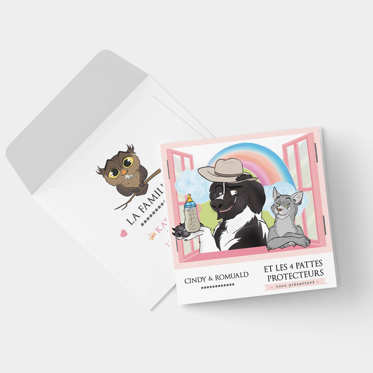 Création d'illustrations pour un faire-part
