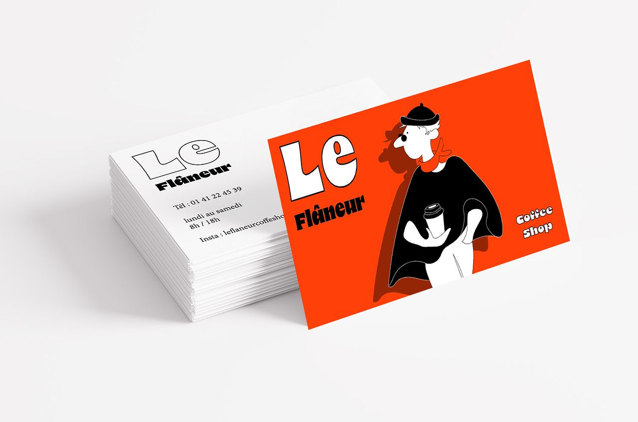 Carte de Visite Le Flâneur