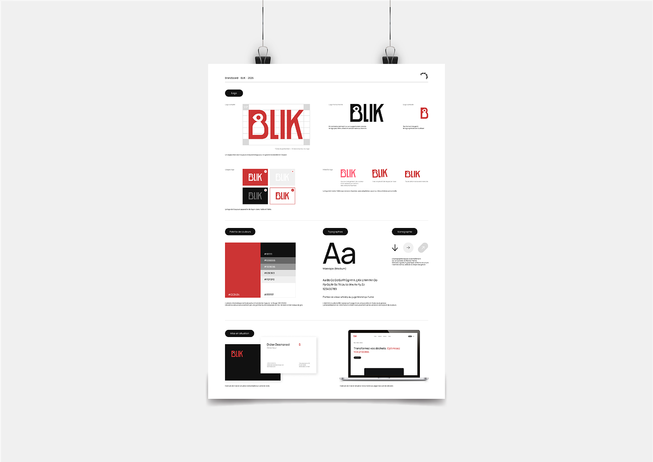 Charte graphique : BLIK