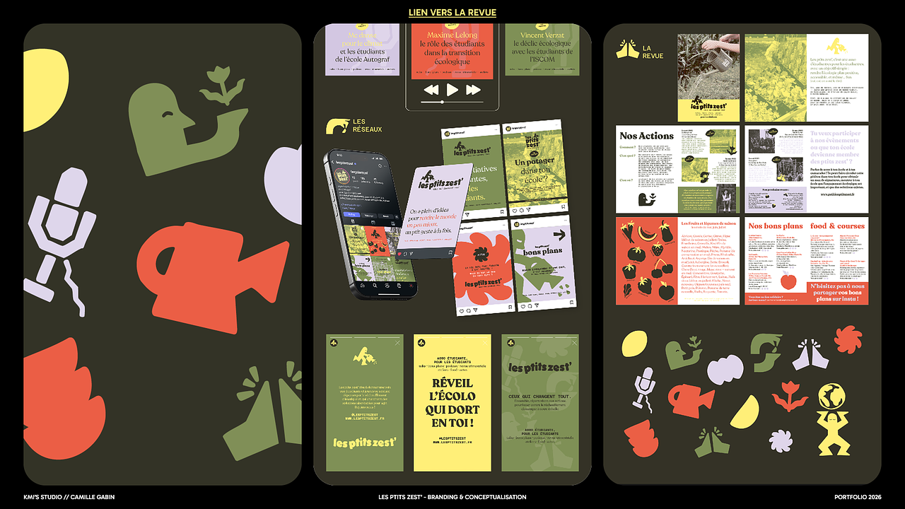 Les ptits zest' - Identité visuelle