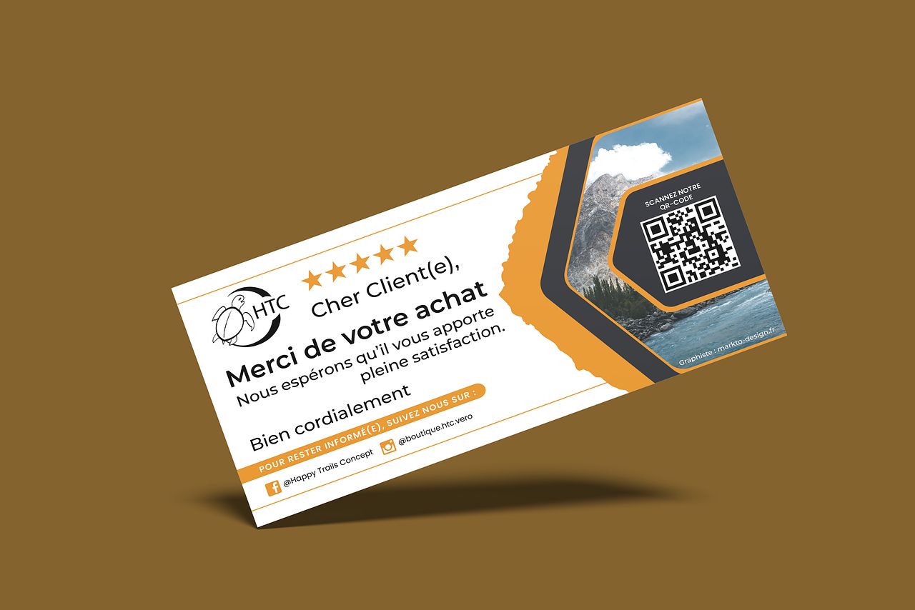 Coupon de remerciement HTC