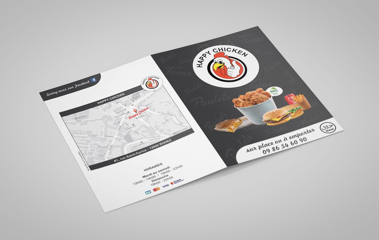 Flyer Happy Chicken 1/2