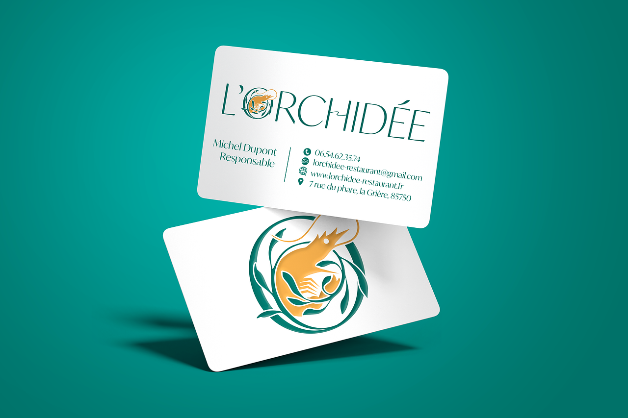 Création logo et Carte de visite Mockup