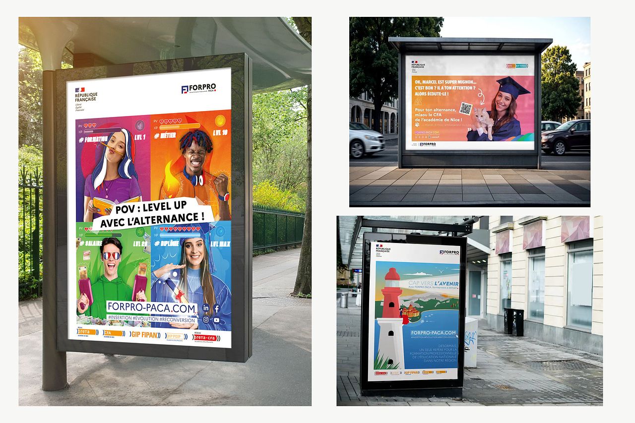 Affichage : créations graphiques