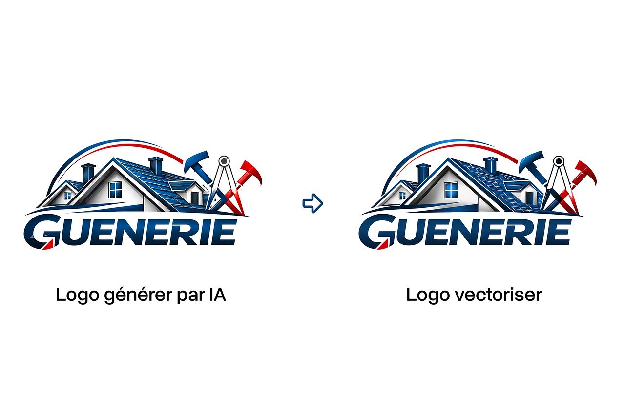Revectorisation Logo - Guenerie