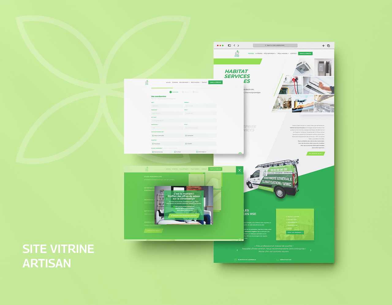 SITE VITRINE ARTISAN