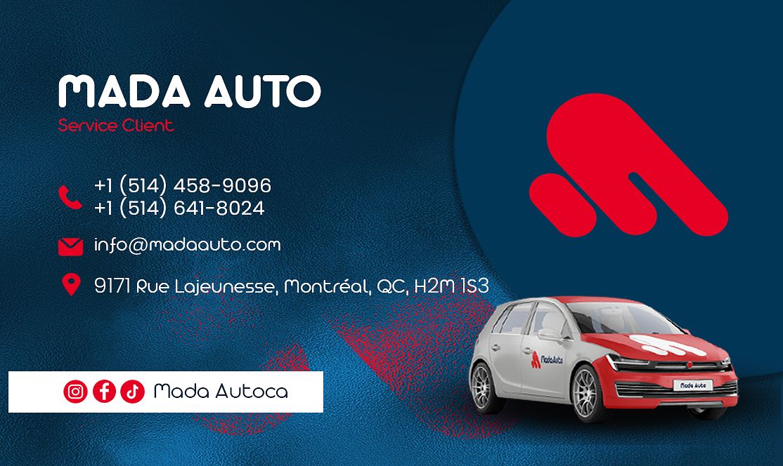 Carte de visite Mada Auto