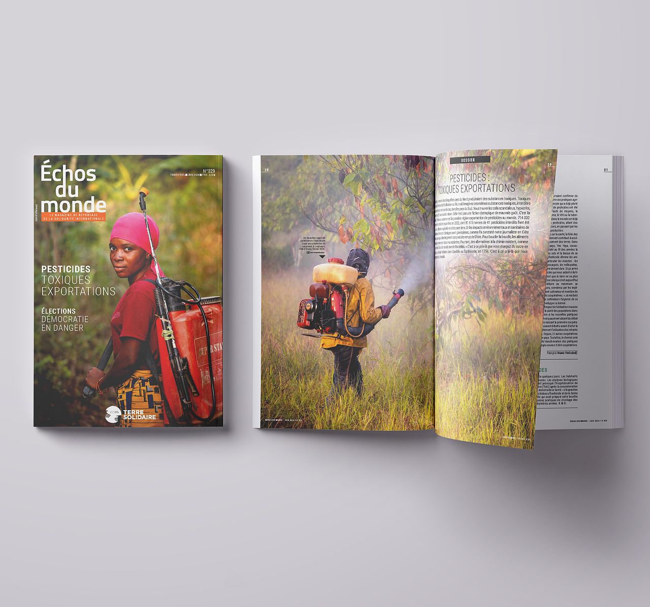 Magazine Echos du Monde (CCFD)