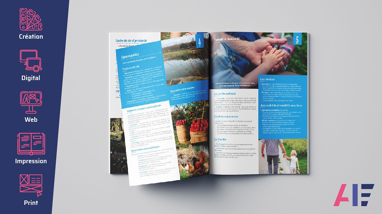 Mise en page brochure