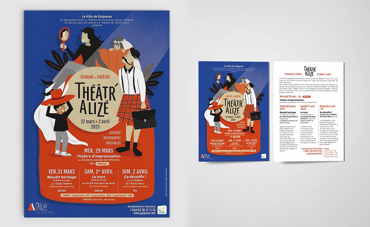 Affiche Festival de théâtre