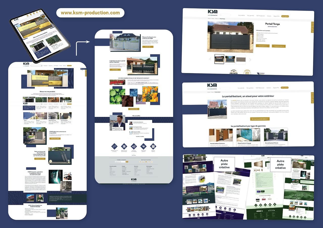 Site internet de KSM Production