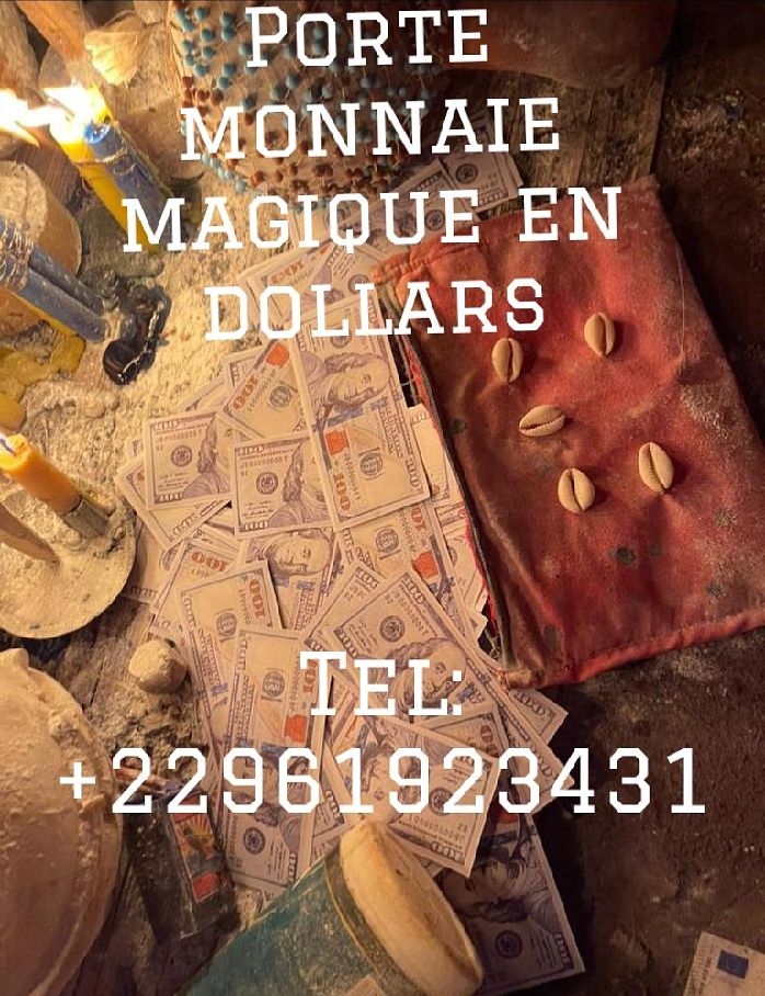 PORTEFEUILLE MAGIQUE VAUDOU,TEL:+229 01 61 92 3431