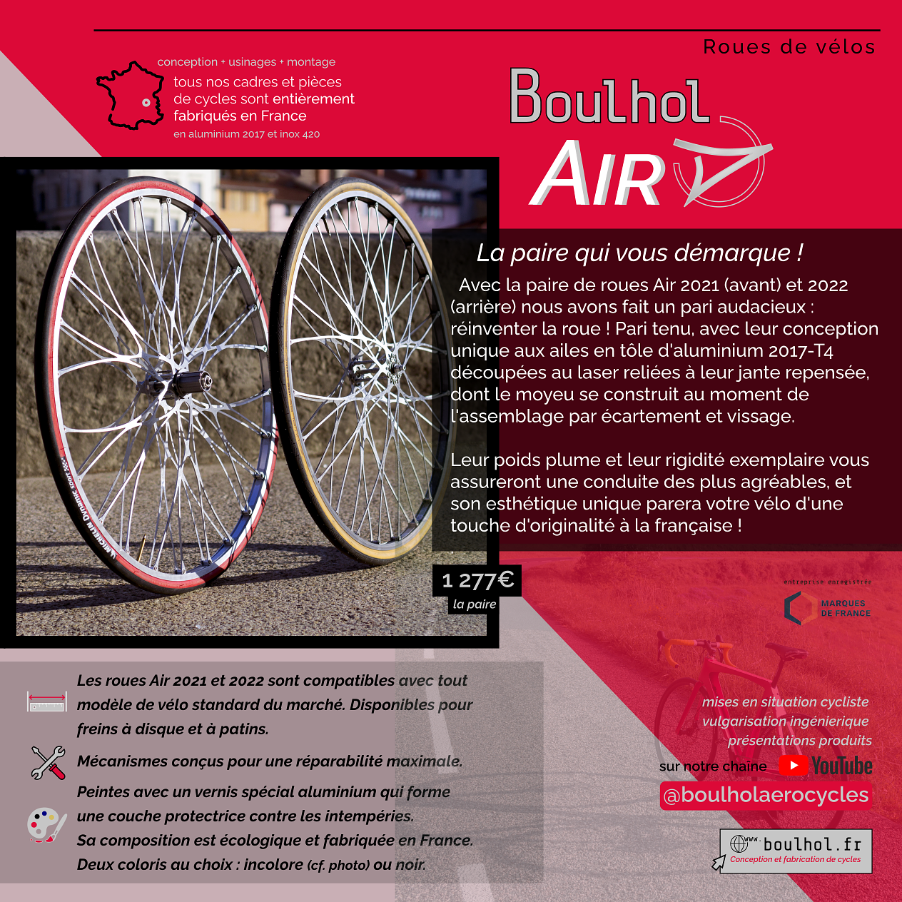 Flyer présentation de produit cyclisme - 2022