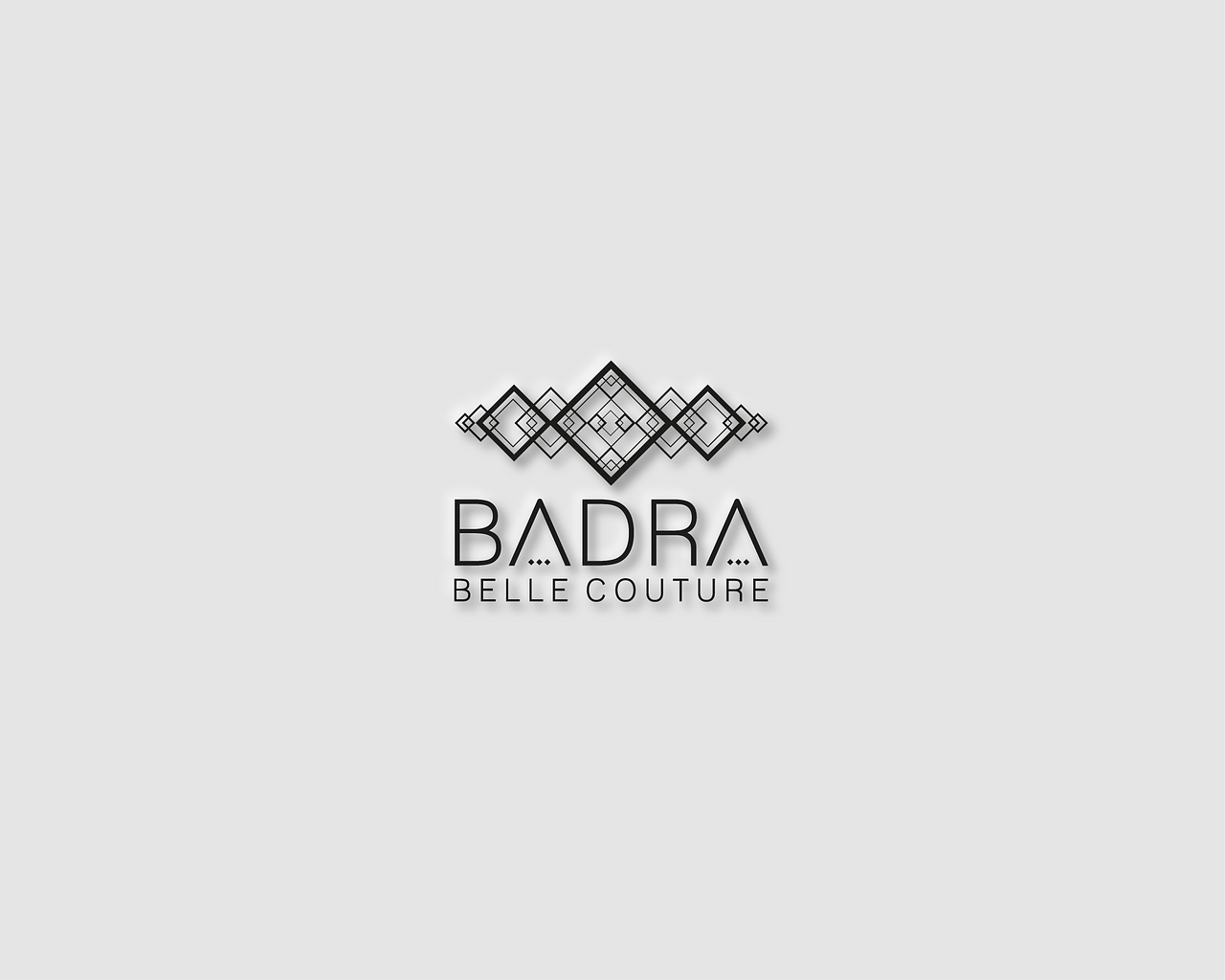 BADRA Belle Couture : Logo design & brand identity