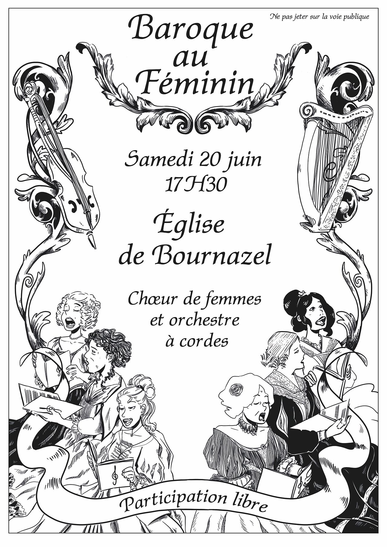 Affiche concert baroque