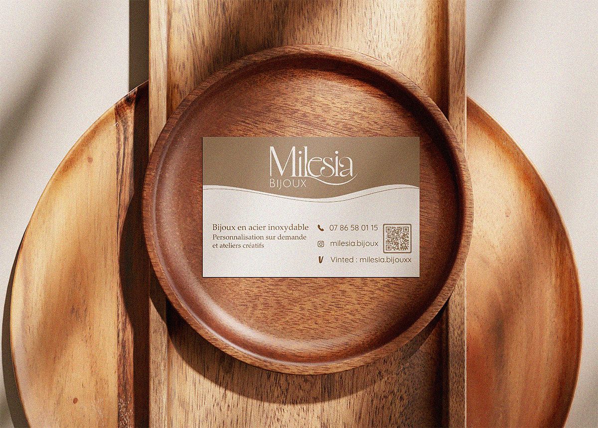 Carte de visite Milesia Bijoux