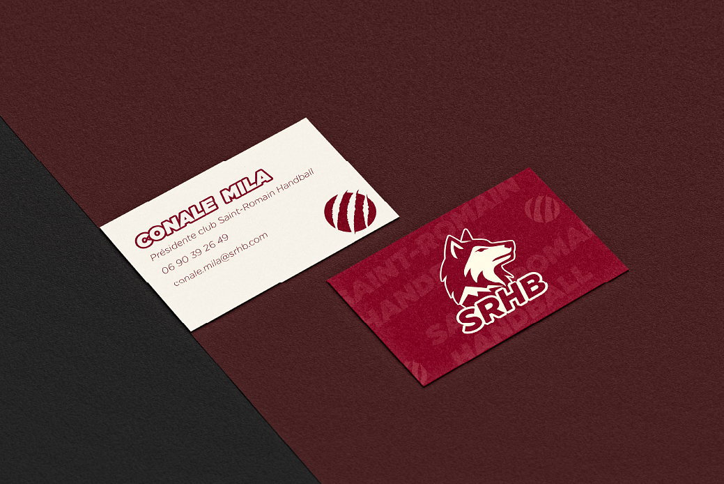 Carte visite club de handball