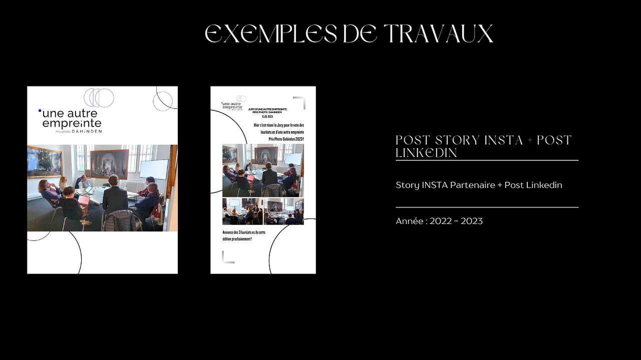 Posts instagram + story