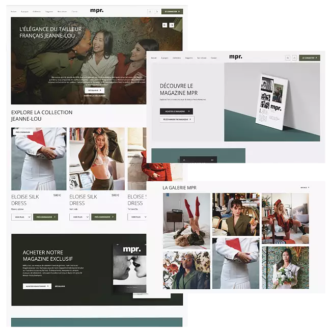 Design web - site E-commerce Shopify