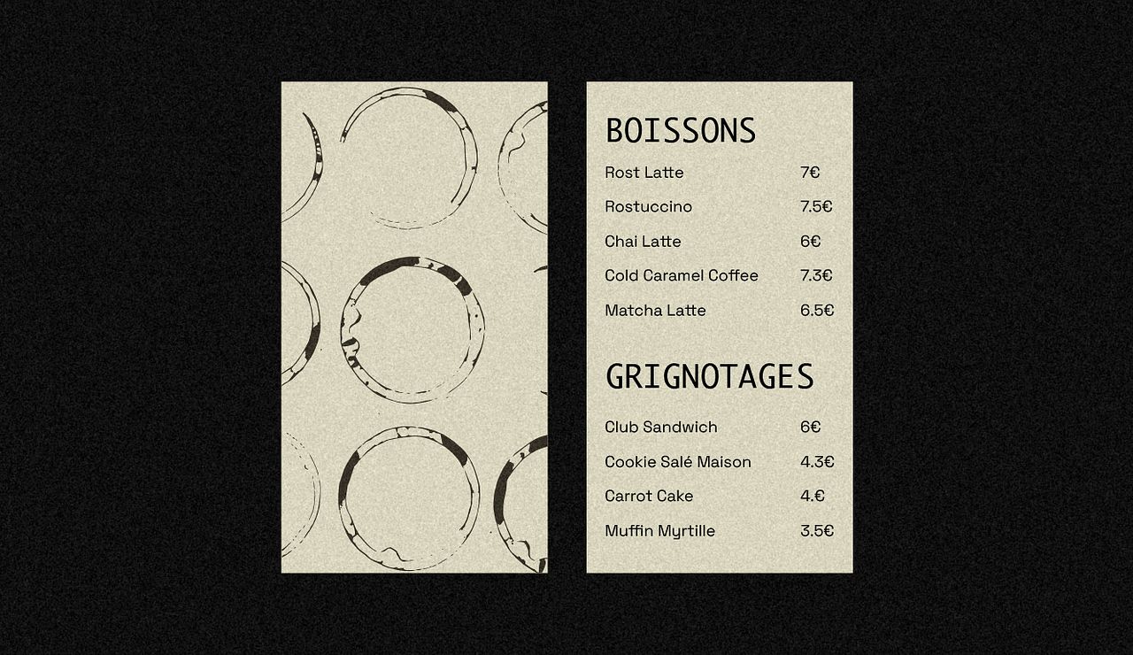 Menu – ROST Coffee Shop