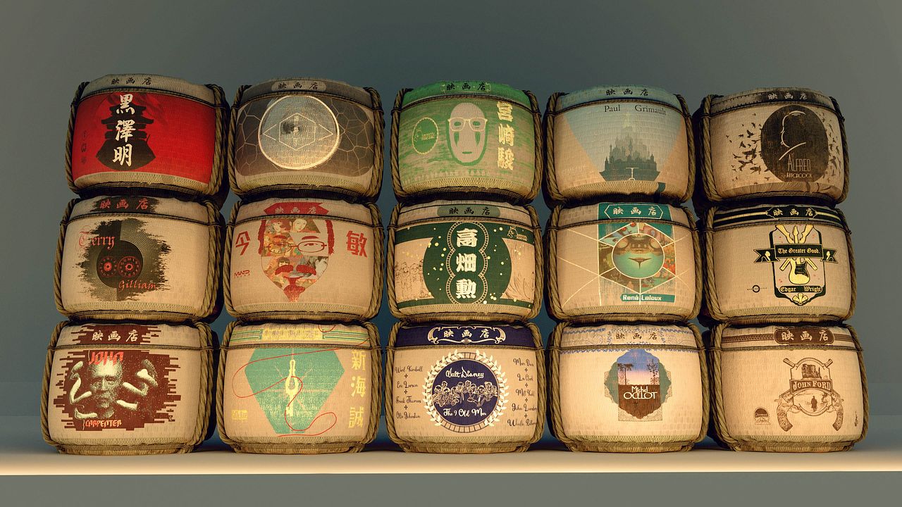 Projet I: Environment Art 3D – Boutique de films