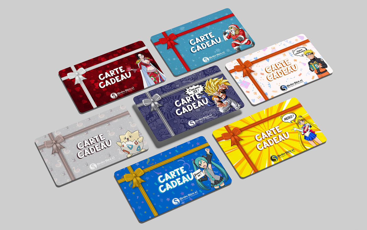 Cartes cadeaux virtuelles pour Shin Sekai