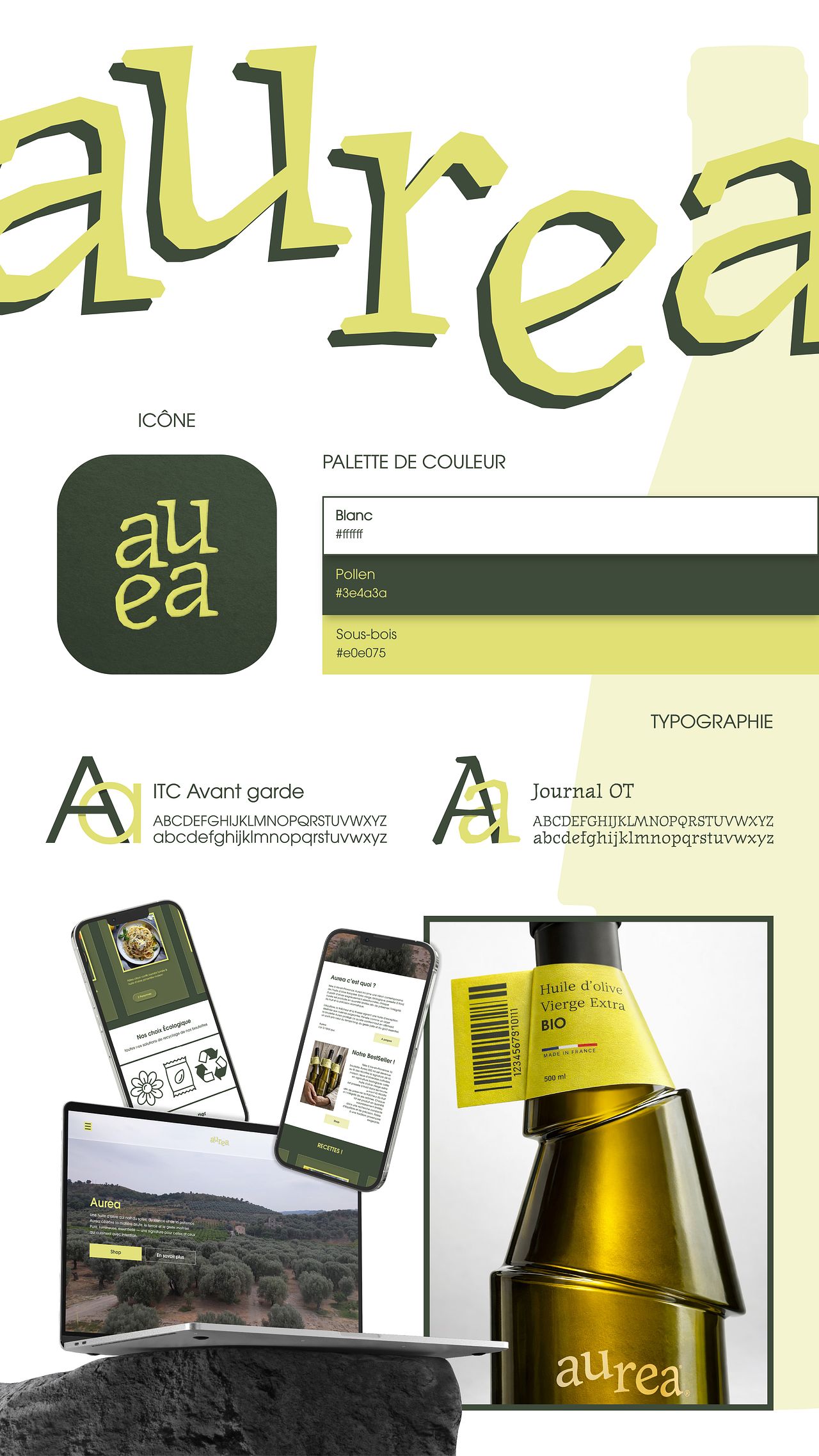 Brand board Aurea