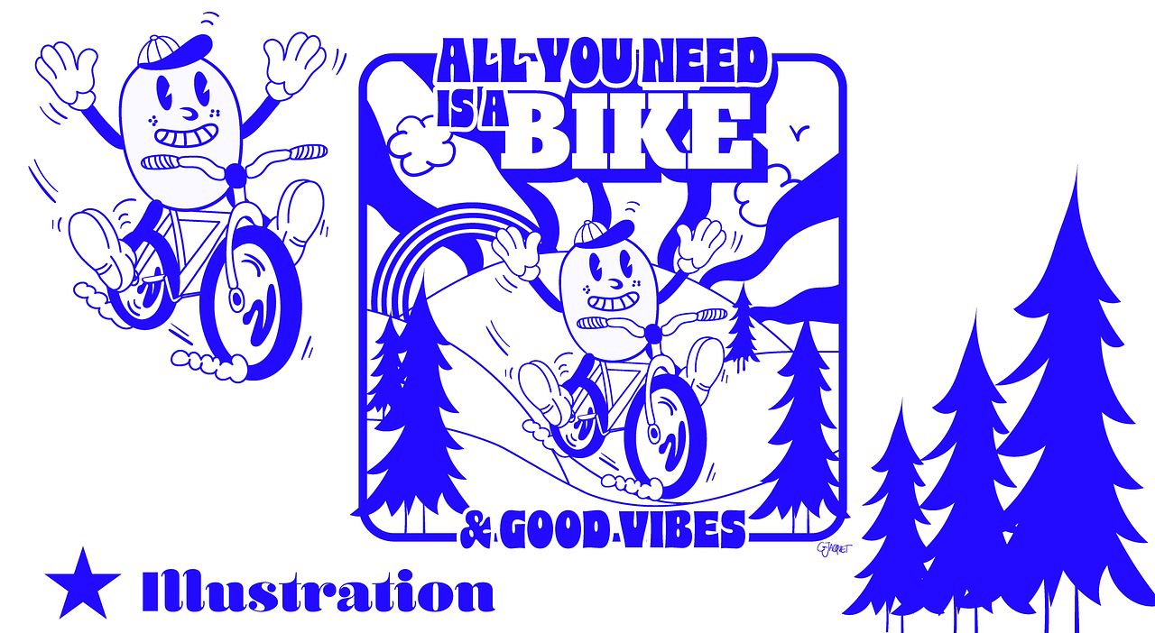 Illustration - All you need is Bike