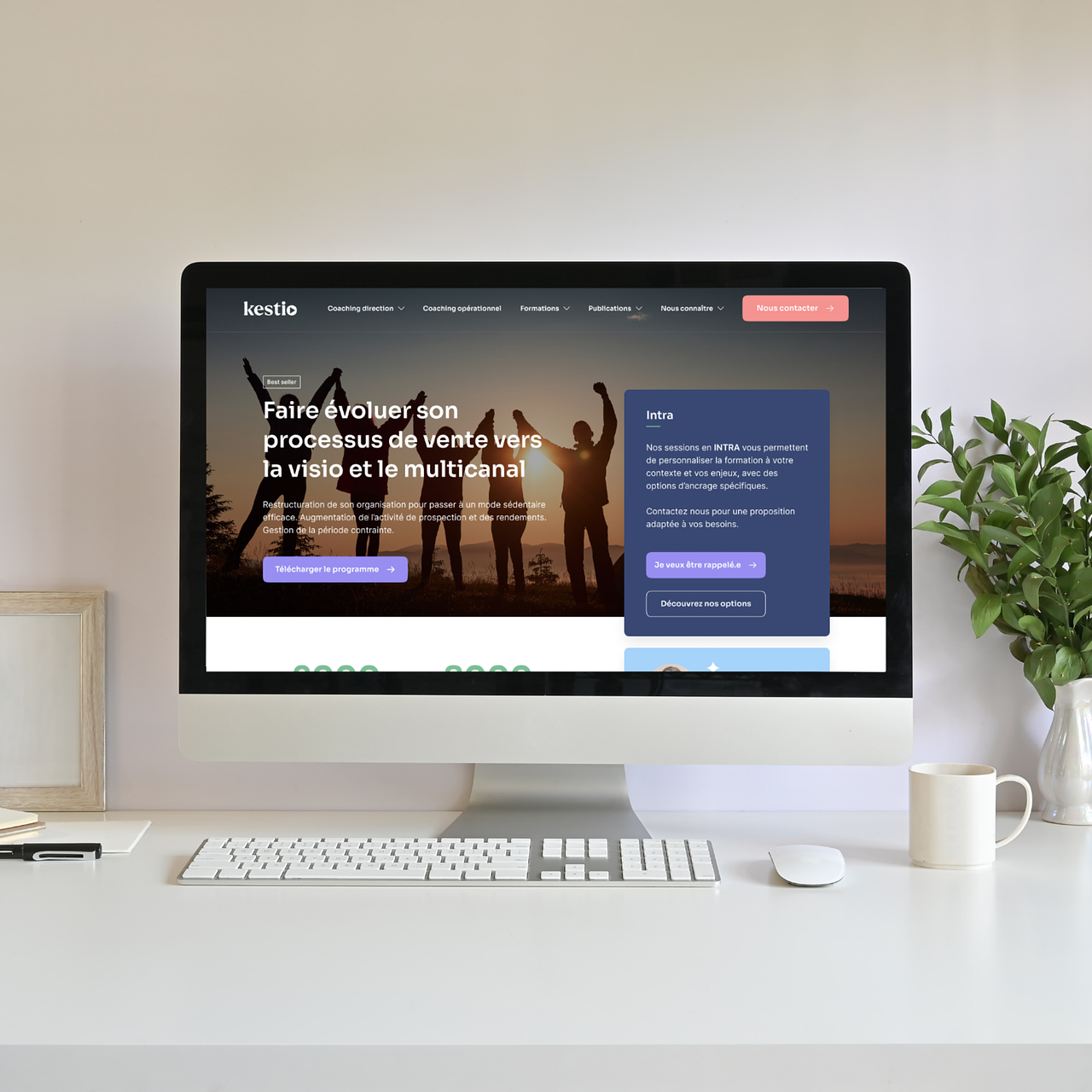 Kestio - Landing page