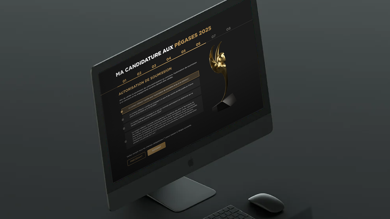 Académie du jeu vidéo - Pégase soumission
