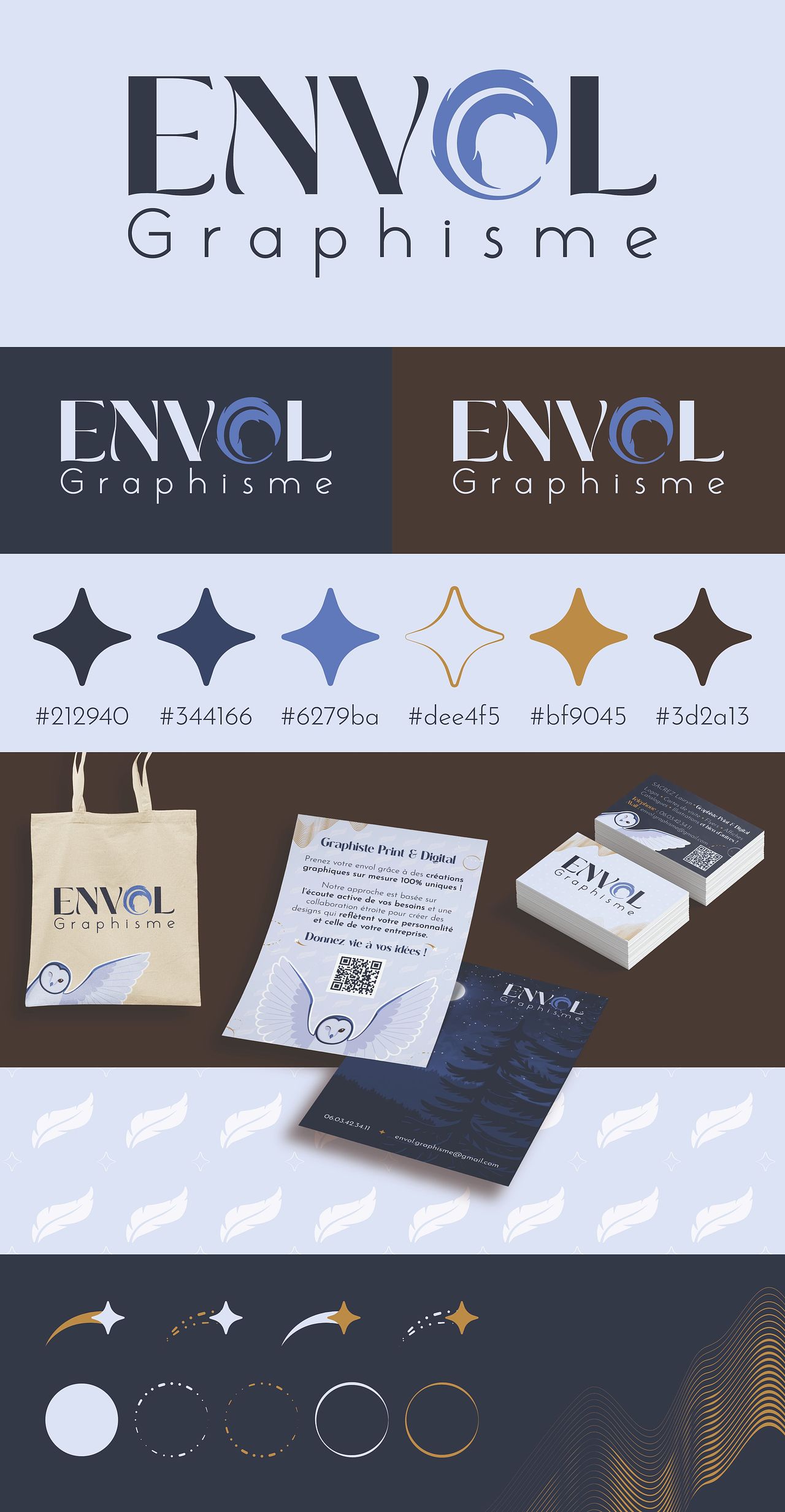 Identité visuelle Envol Graphisme