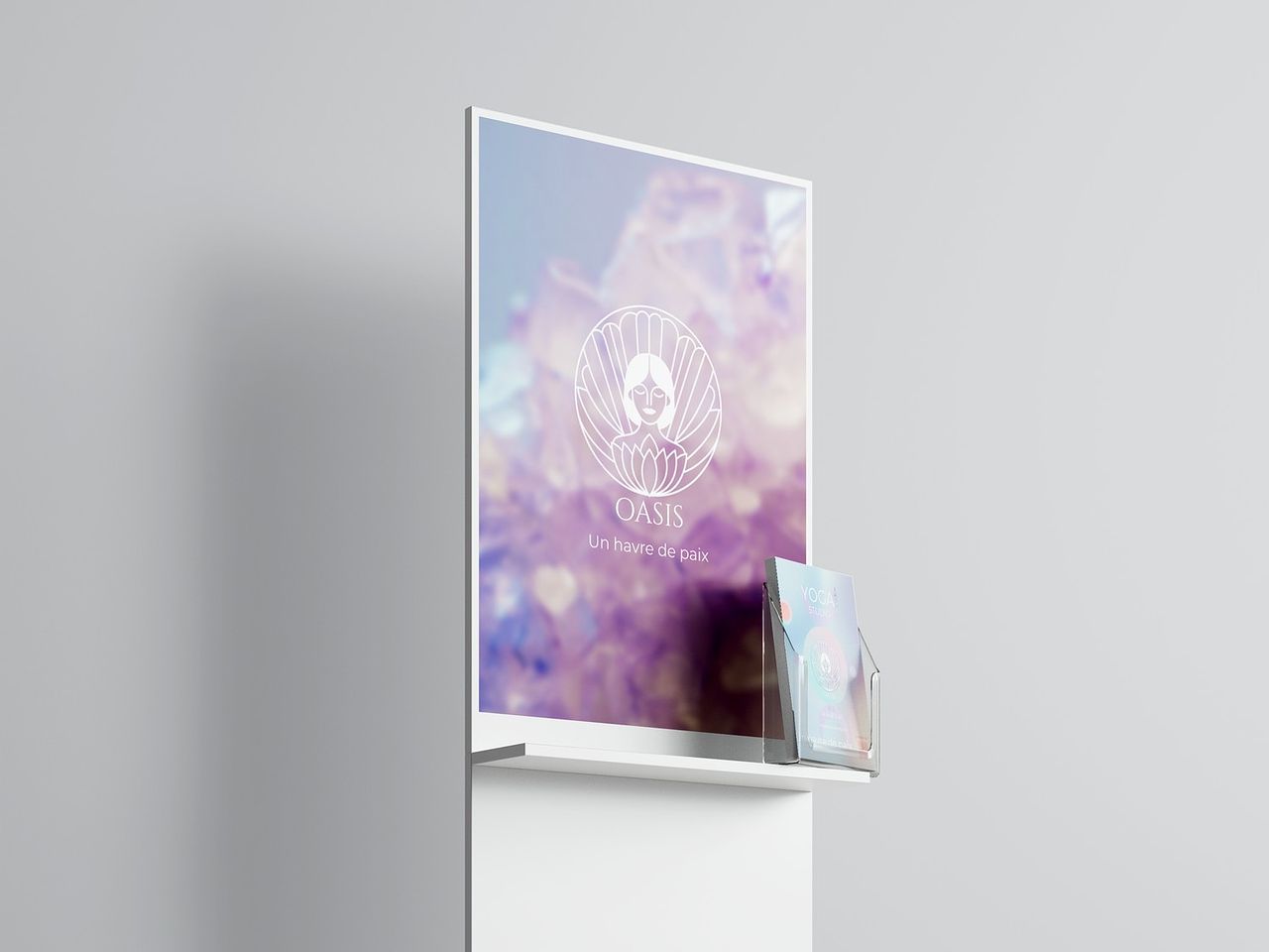 Communication Print — Stand & Brochures Oasis Yoga