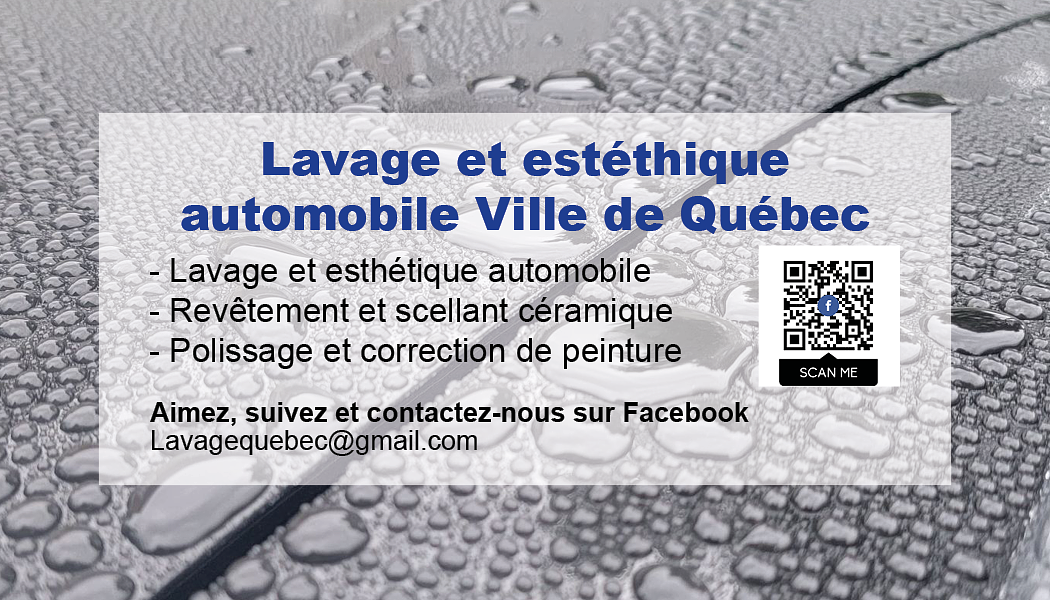Lavage et esthétique automobile Ville de Québec